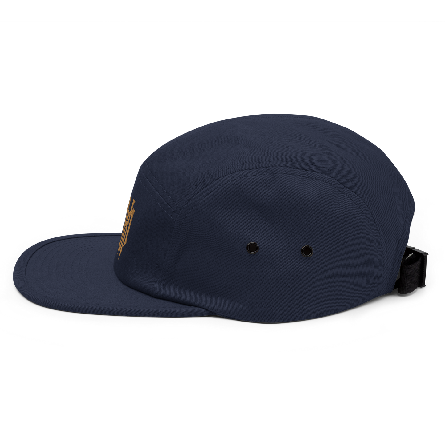 KRLMNTLTY 'Gifted Thoughts' Five Panel in Navy/Gold