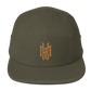 KRLMNTLTY 'Gifted Thoughts' Five Panel in Olive/Gold