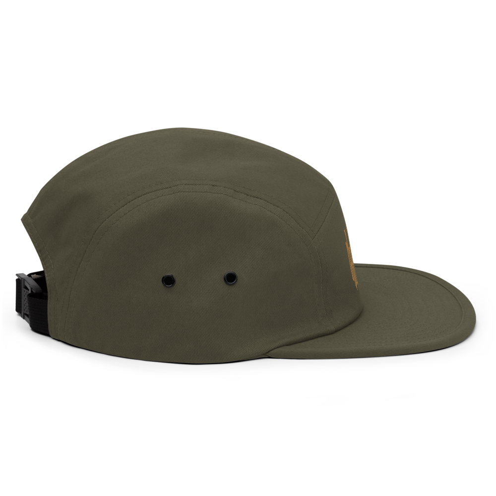 KRLMNTLTY 'Gifted Thoughts' Five Panel in Olive/Gold