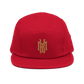 KRLMNTLTY 'Gifted Thoughts' Five Panel in Red/Gold