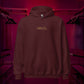 KRLMNTLTY 'Foundation' Embroidered Hoodie in Maroon