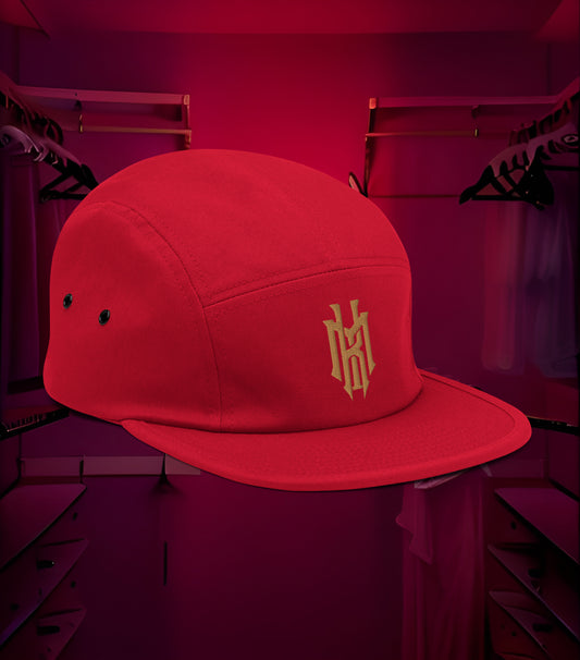 KRLMNTLTY 'Gifted Thoughts' Five Panel in Red/Gold