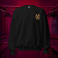 KRLMNTLTY 'Know Your Worth' Embroidered Crewneck in Black