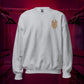 KRLMNTLTY 'Know Your Worth' Embroidered Crewneck in Sport Grey