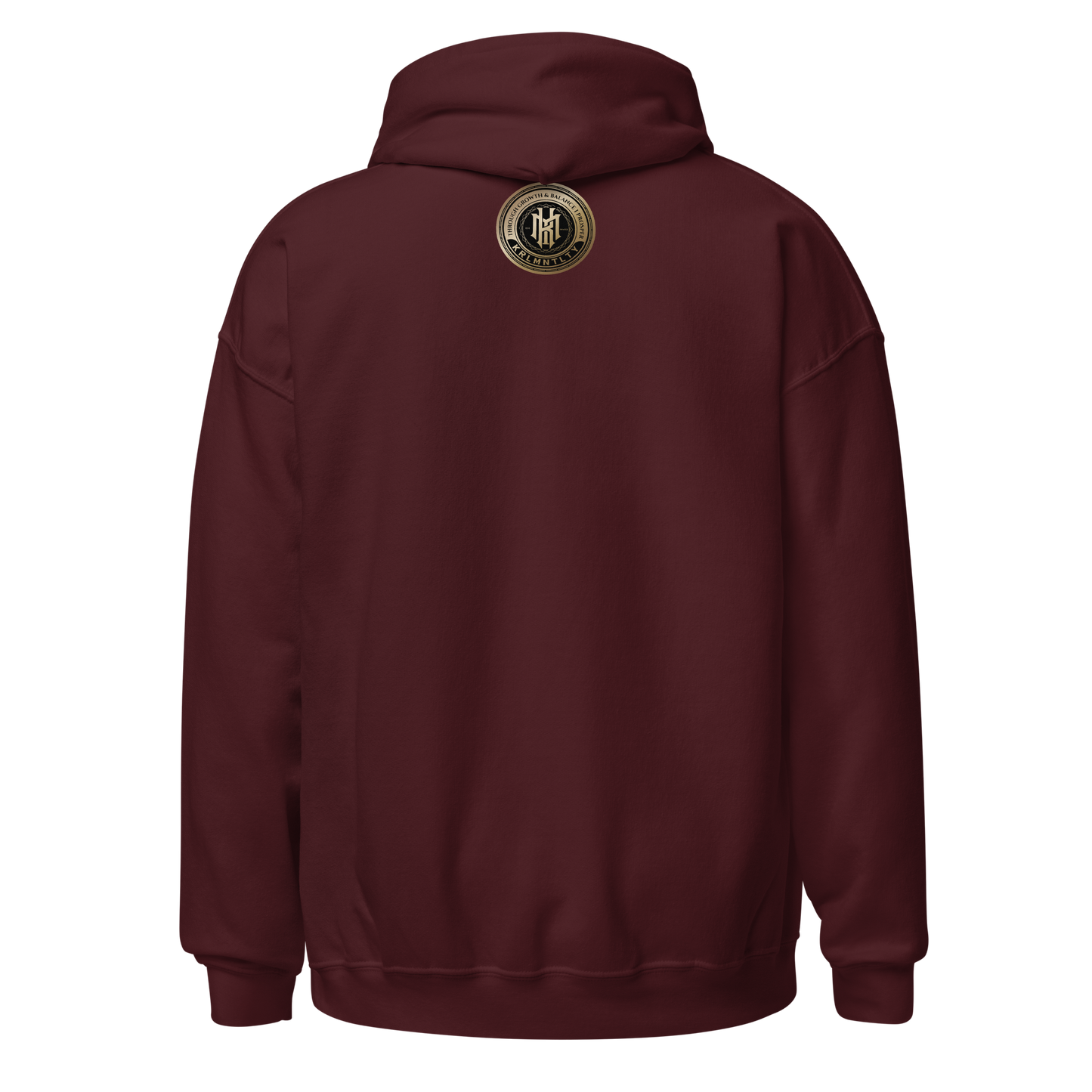 KRLMNTLTY 'Foundation' Embroidered Hoodie in Maroon